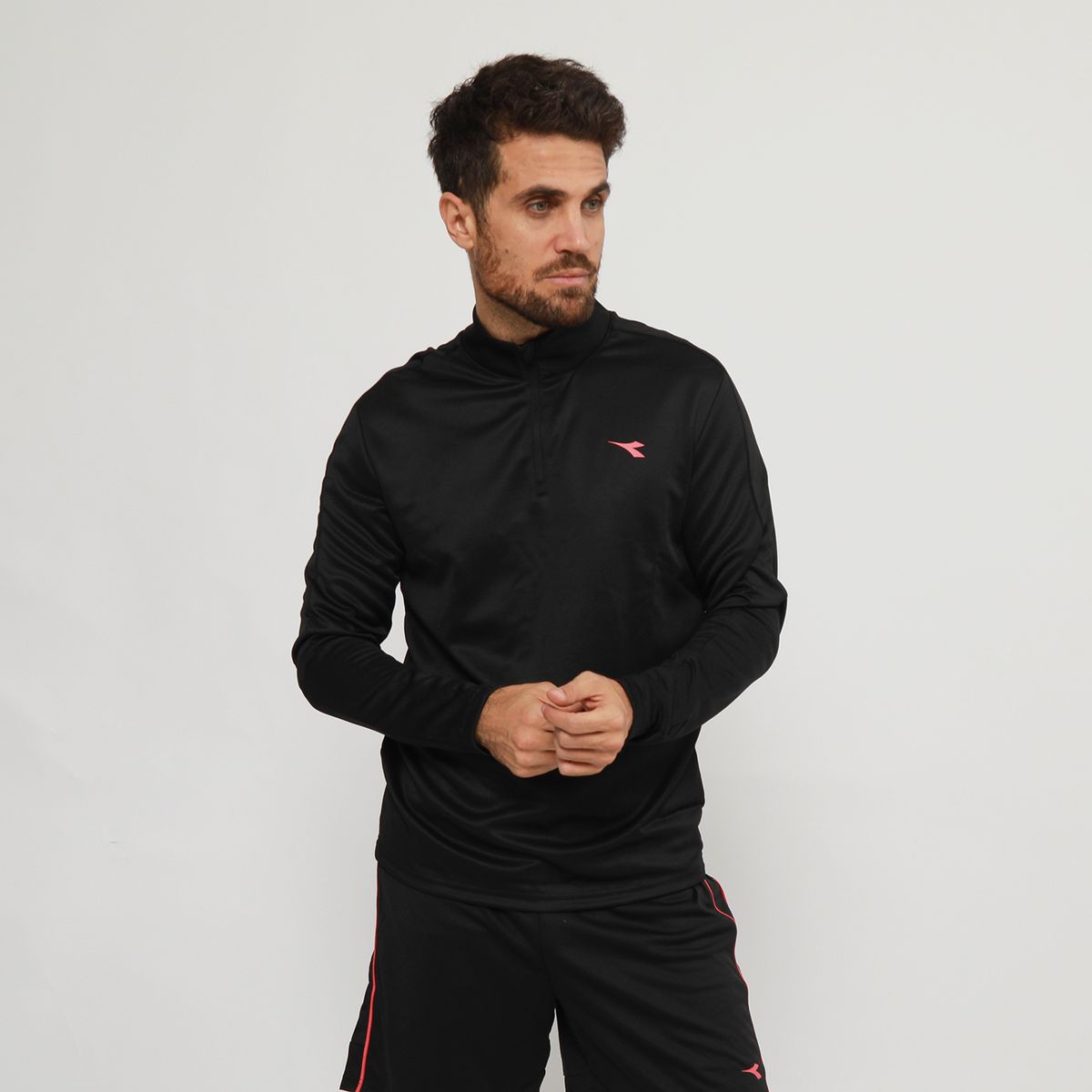 DIADORA - Polera Half Zipper Deportivo Hombre Diadora