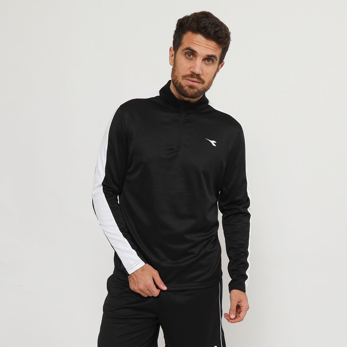 DIADORA - Polera Half Zipper Deportivo Hombre Diadora