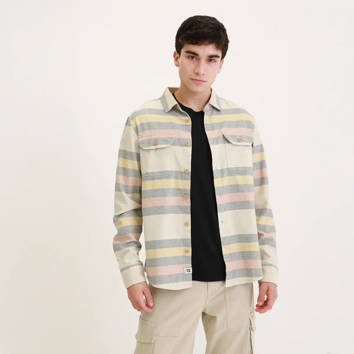 DOO AUSTRALIA - Camisa 100% Algodón Casual Hombre Doo Australia