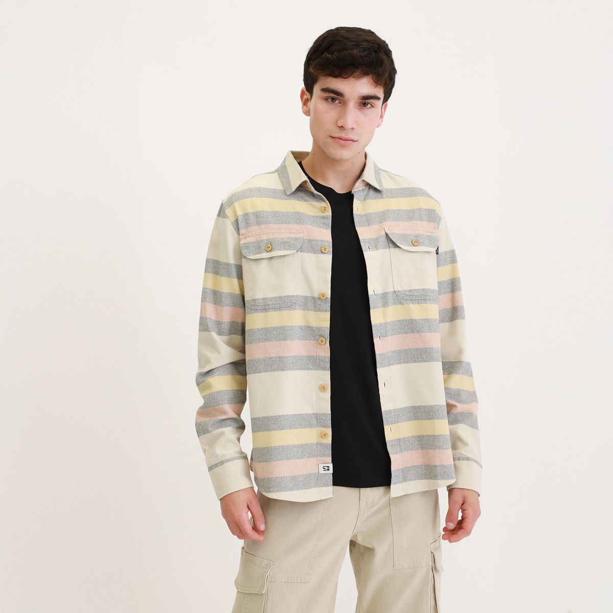 DOO AUSTRALIA - Camisa 100% Algodón Casual Hombre Doo Australia