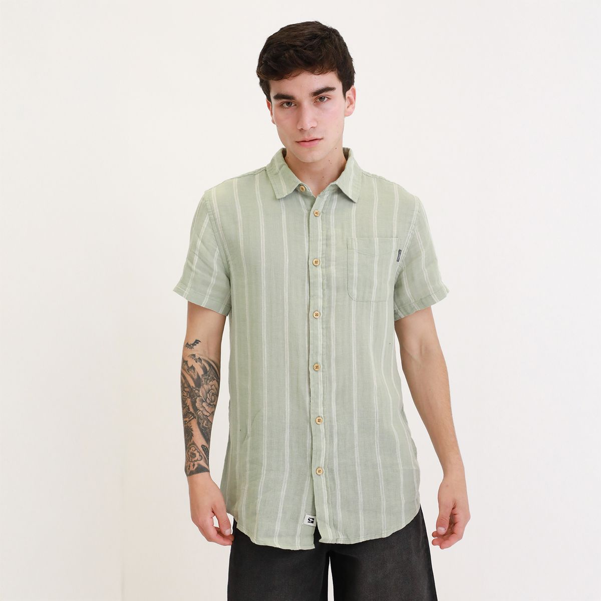 DOO AUSTRALIA - Camisa Algodón Manga Corta Casual Doo Australia