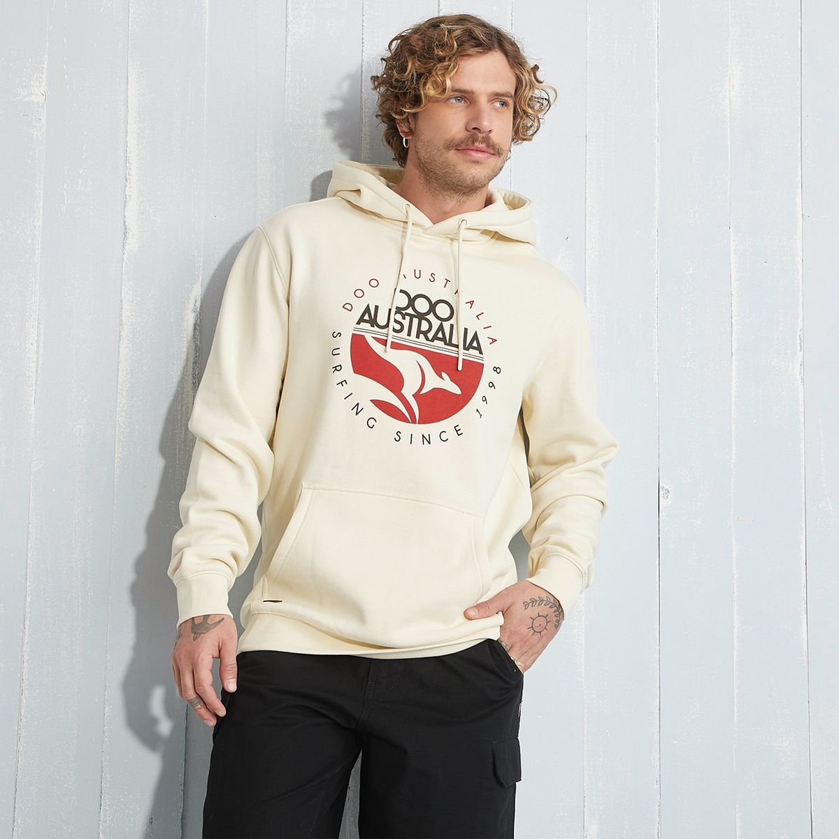 DOO AUSTRALIA - Polera Algodón Casual Hombre Doo Australia