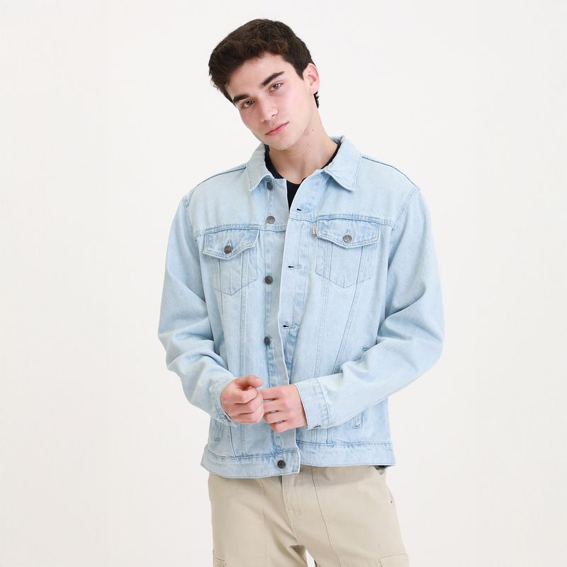 BEARCLIFF - Casaca 100% Algodón Denim Bearcliff