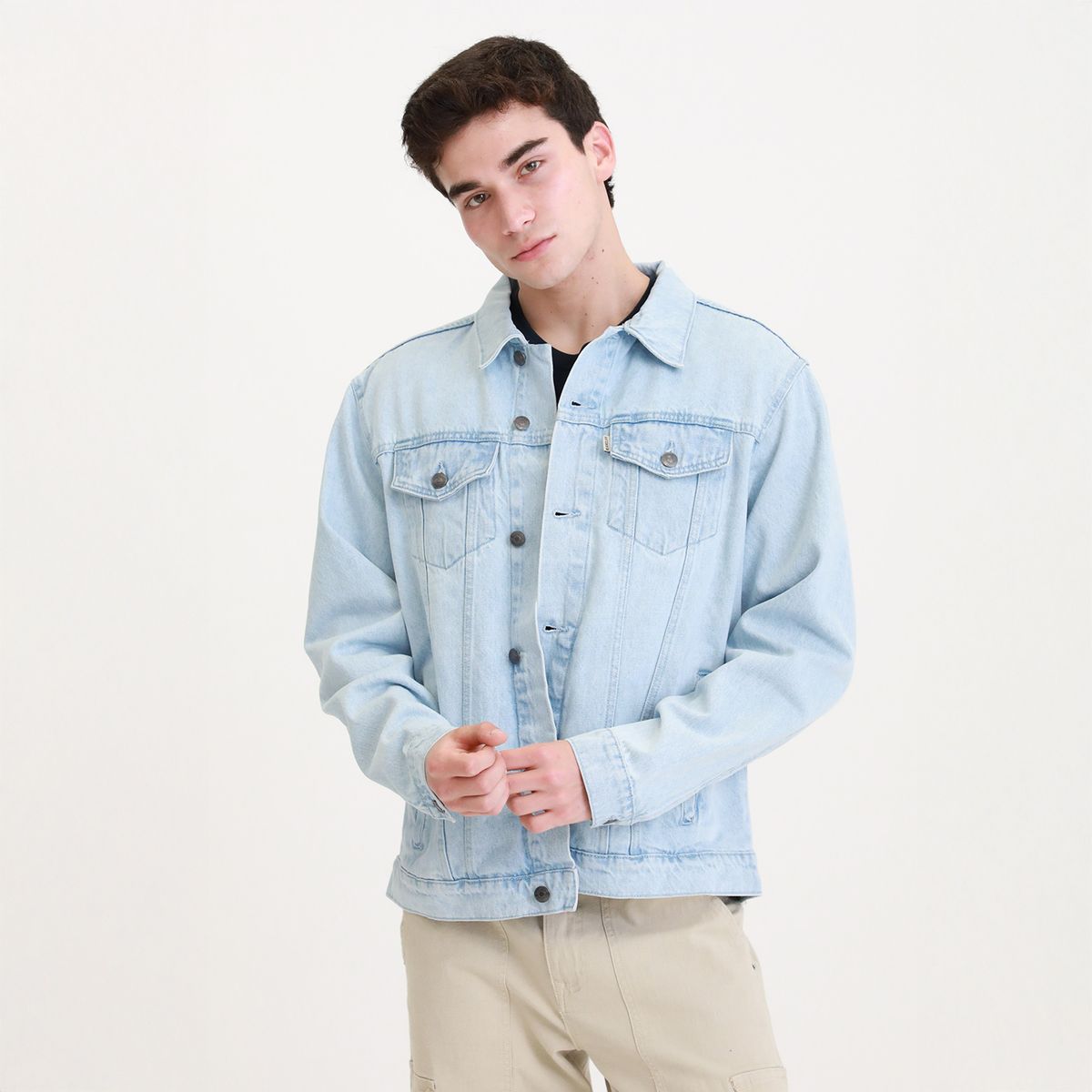 BEARCLIFF - Casaca 100% Algodón Denim Bearcliff