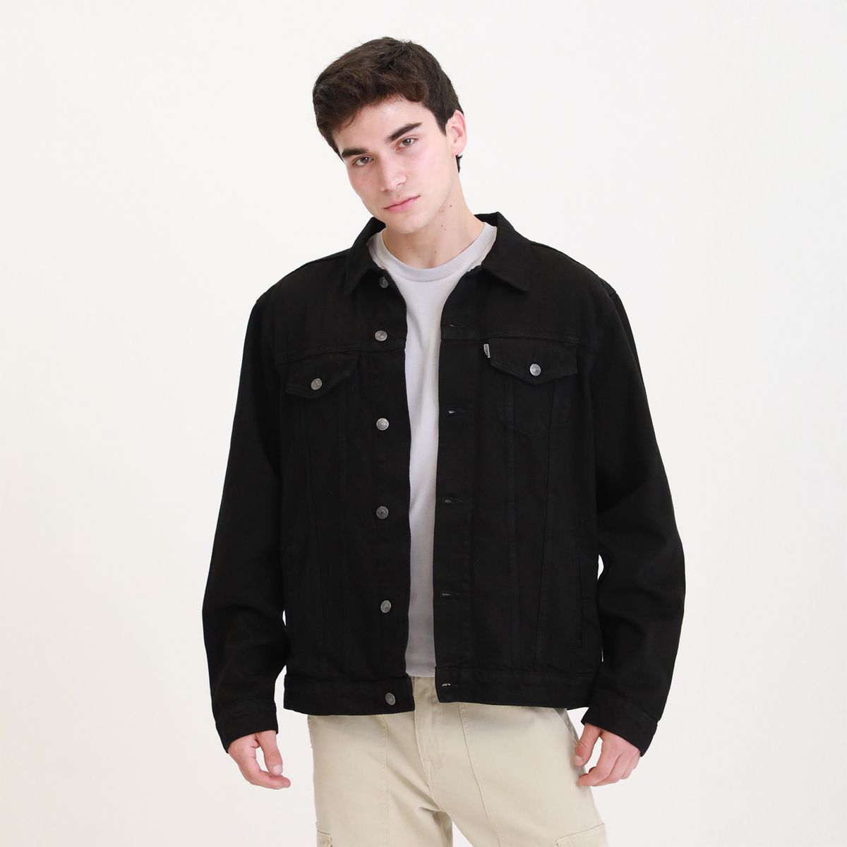 BEARCLIFF - Casaca 100% Algodón Denim Bearcliff