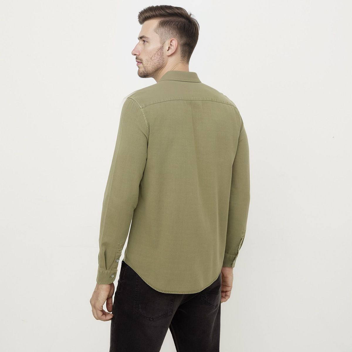 MOSSIMO - Camisa Algodón Regular Fit Hombre Mossimo