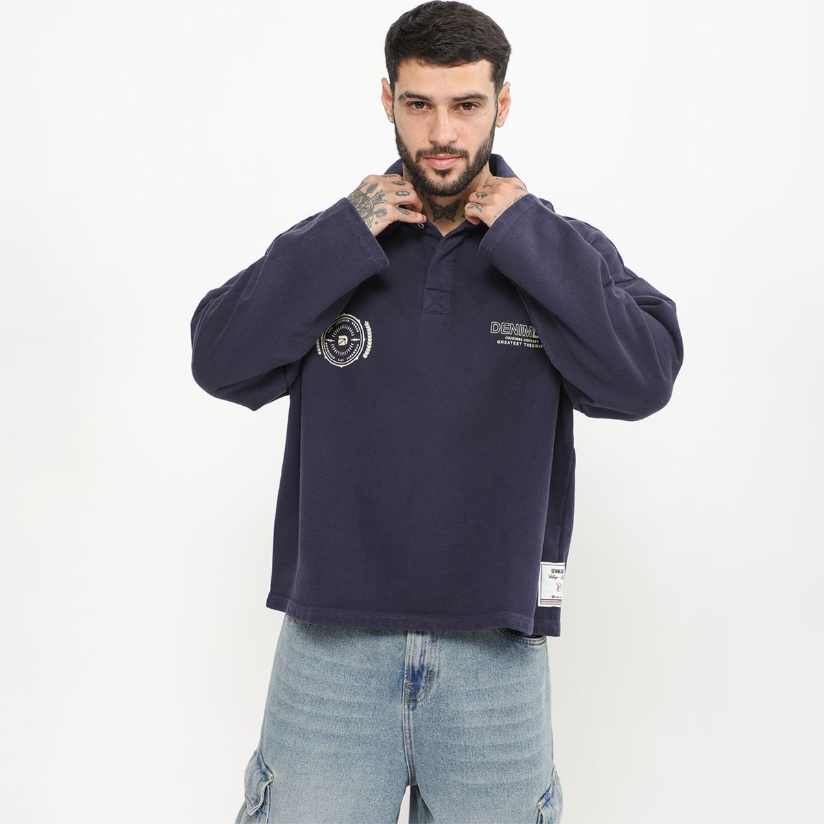 DENIMLAB - Chompa 100% Algodón Juvenil Hombre Denimlab