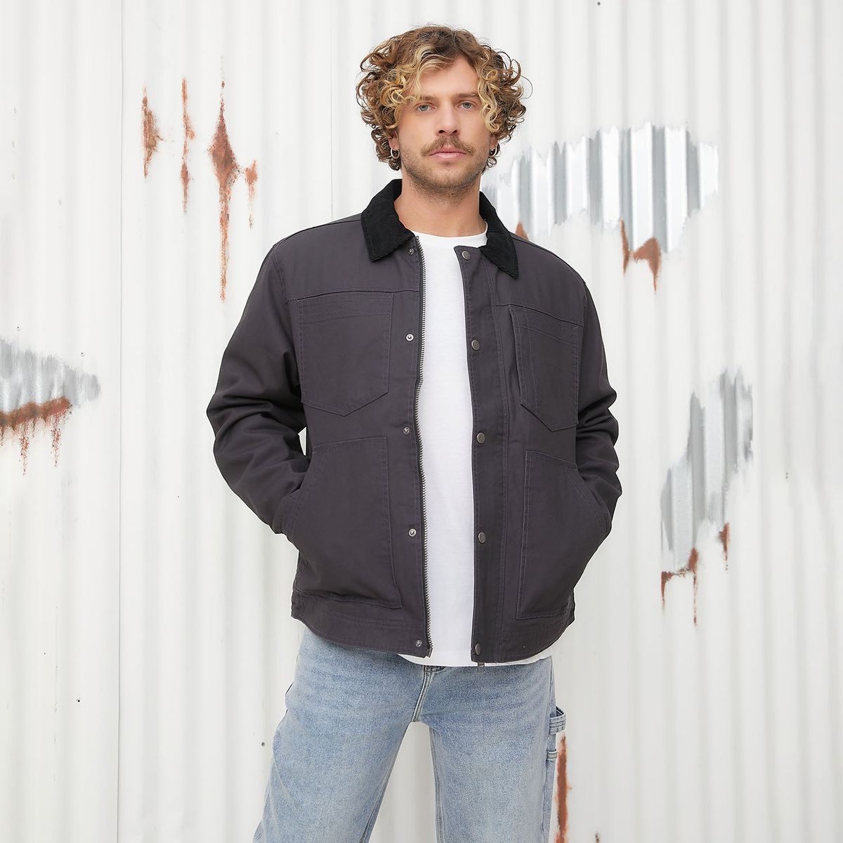 DENIMLAB - Casaca 100% Algodón Hombre Denimlab