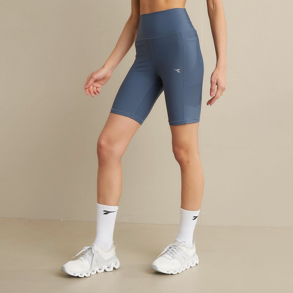 DIADORA - Biker Short 8" Deportivo Diadora Mujer