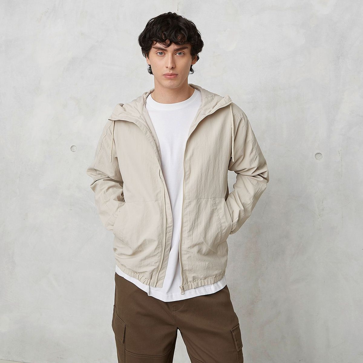 BEARCLIFF - Cortaviento Casual Hombre Bearcliff