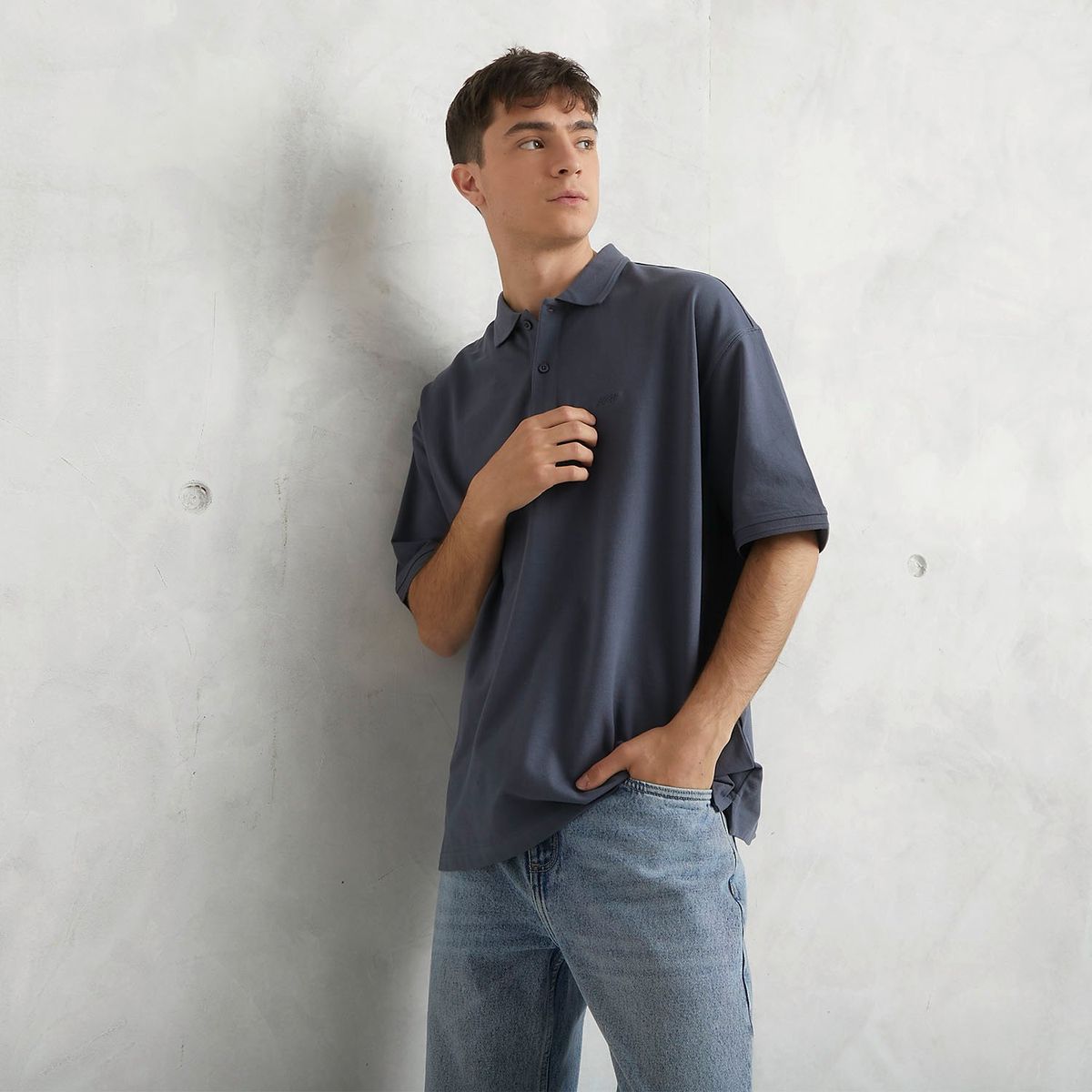 BEARCLIFF - Polo 100% Algodón Manga Corta Hombre Bearcliff