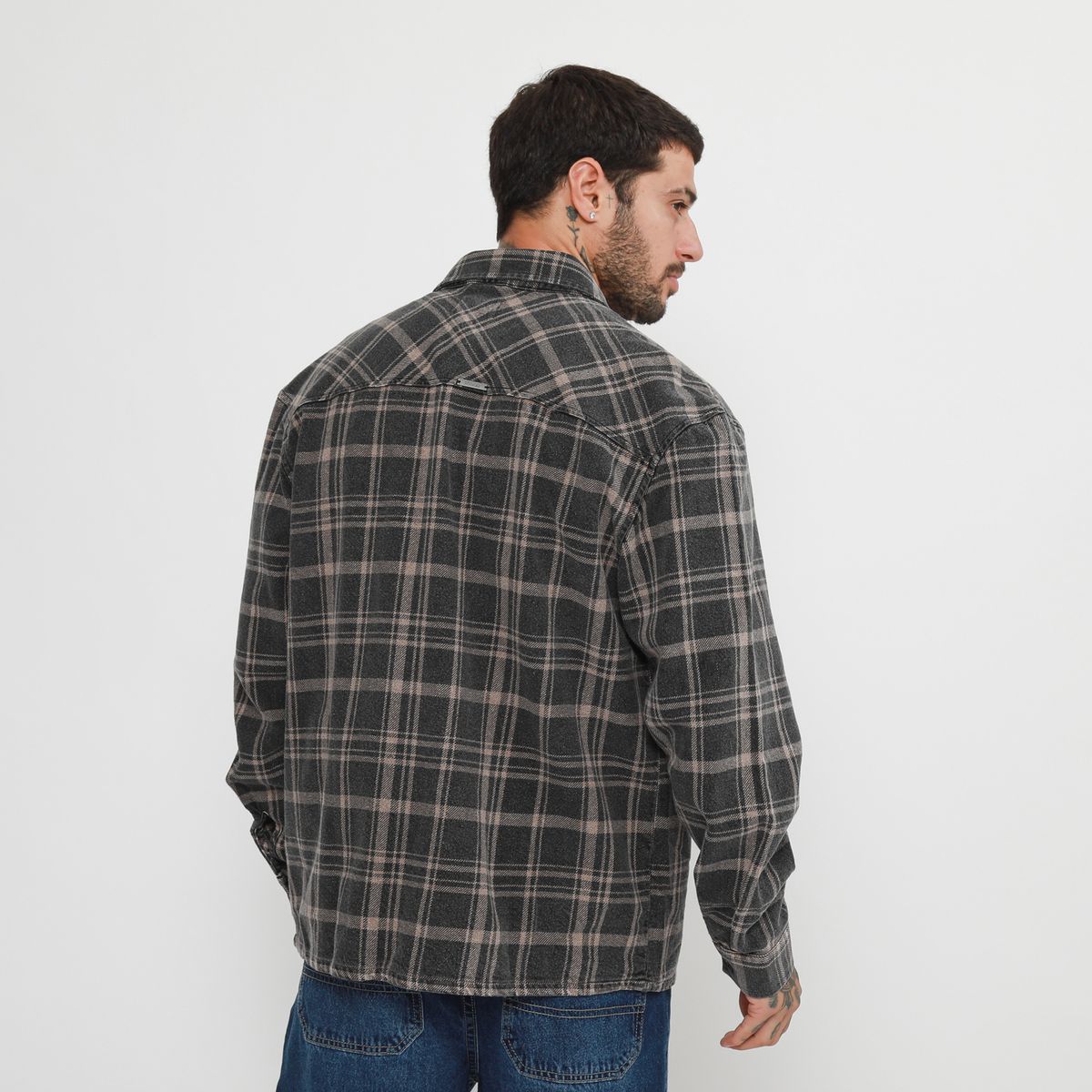 DENIMLAB - Camisa 100% Algodón Regular Fit Hombre Denimlab