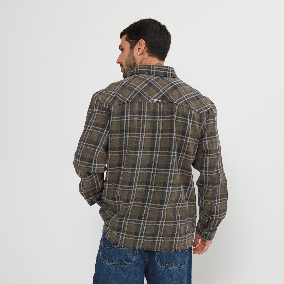 DENIMLAB - Camisa 100% Algodón Regular Fit Hombre Denimlab