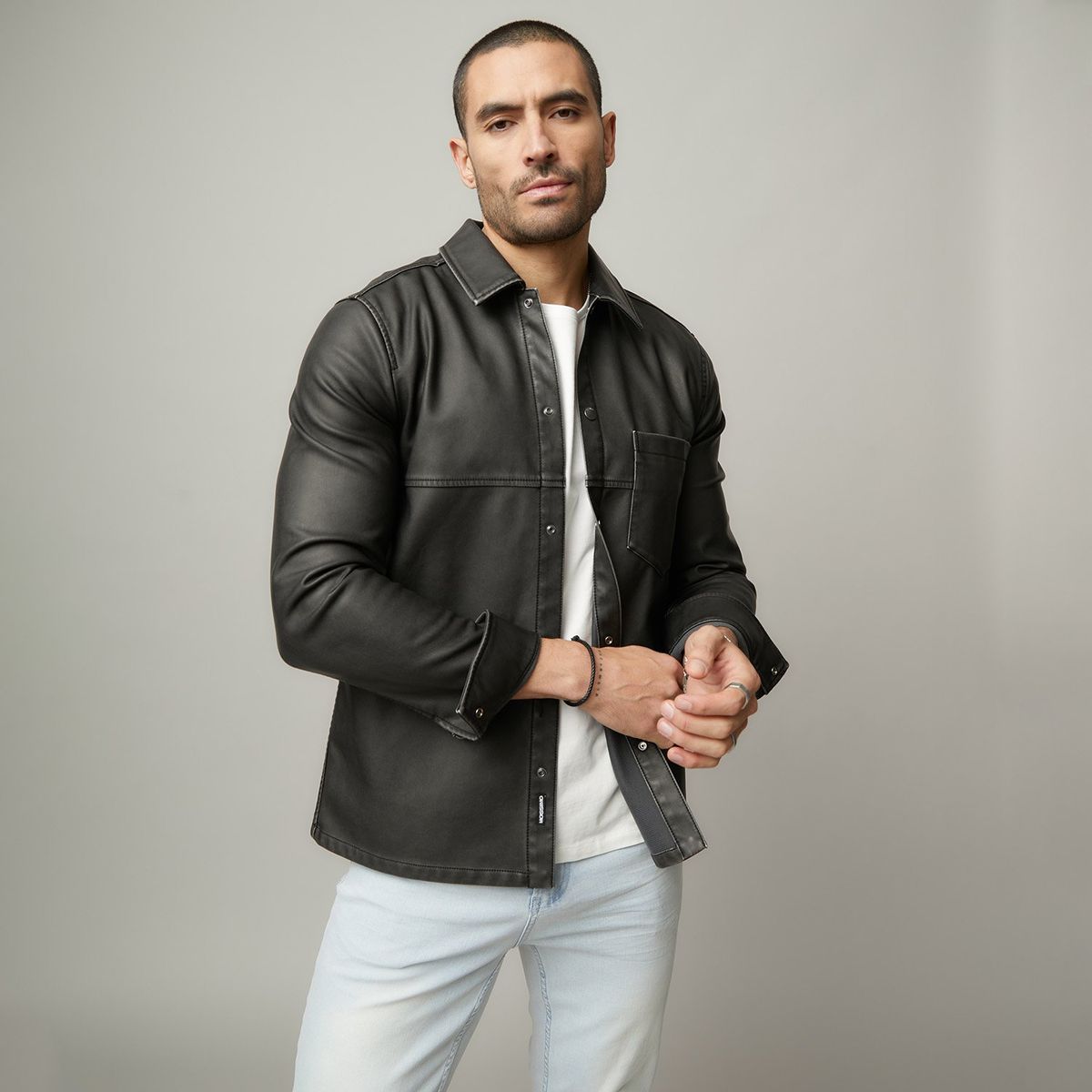 MOSSIMO - Camisa 100% Algodón Casual Hombre Mossimo