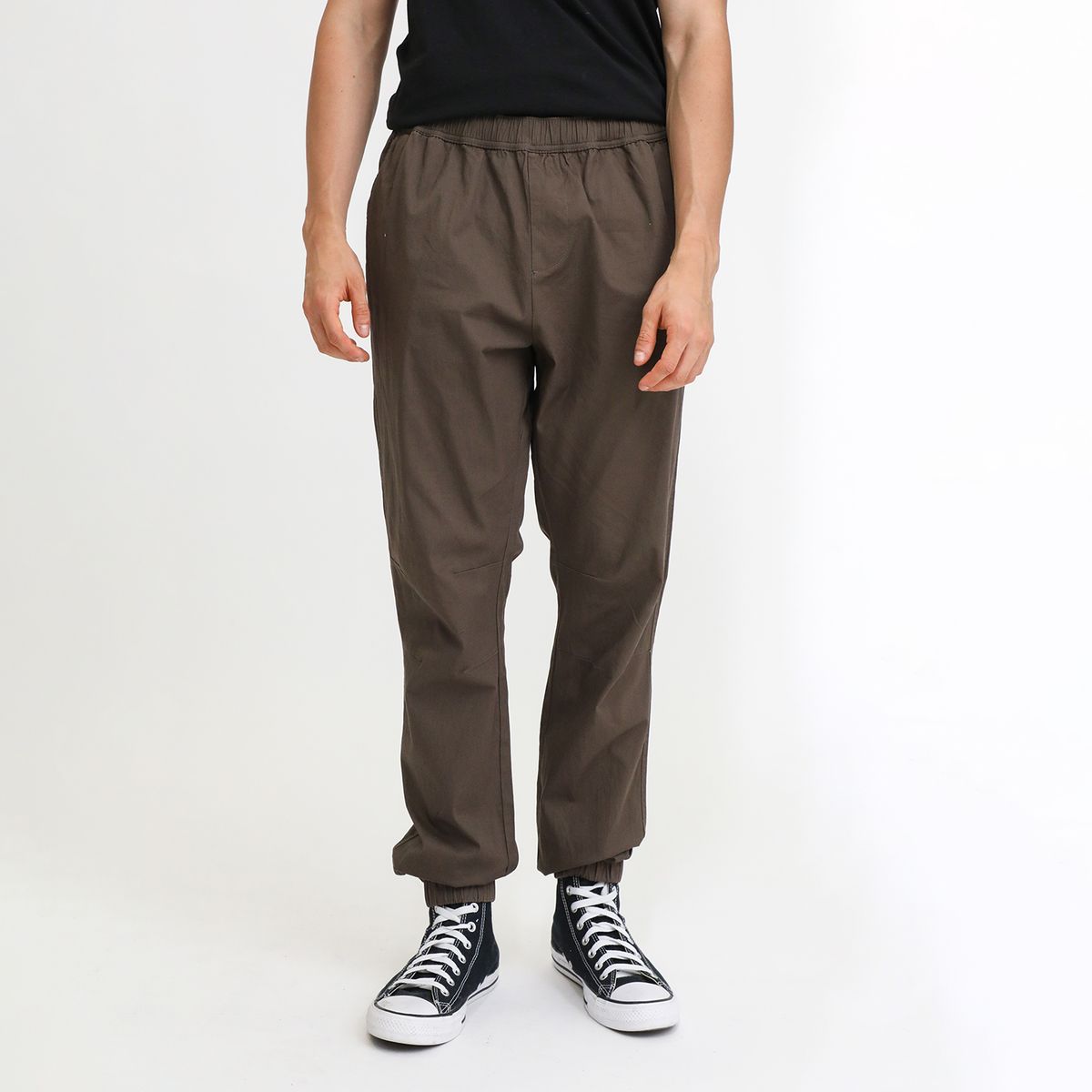 BEARCLIFF - Pantalón 100% Algodón Jogger Fit Hombre Bearcliff