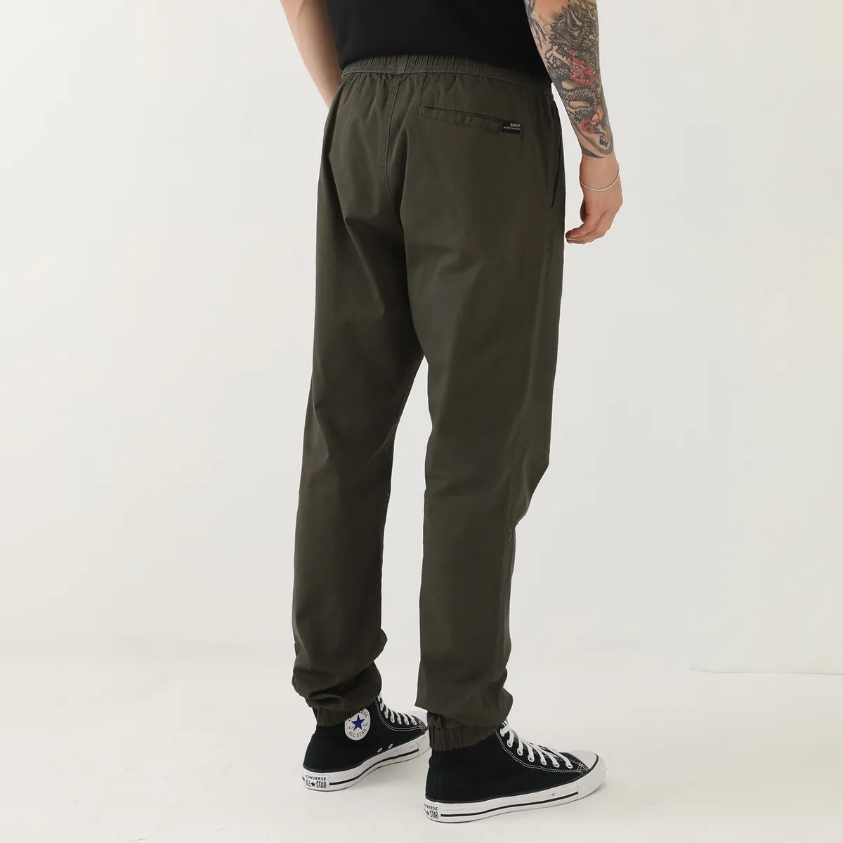 BEARCLIFF - Pantalón 100% Algodón Jogger Fit Hombre Bearcliff