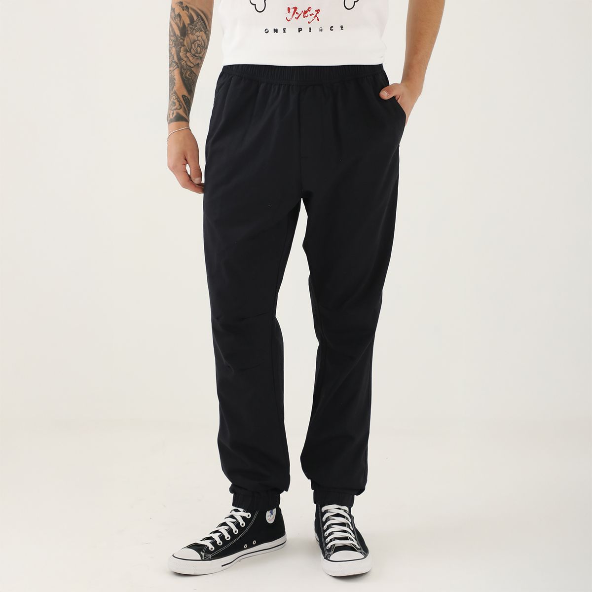 BEARCLIFF - Pantalón 100% Algodón Jogger Fit Hombre Bearcliff
