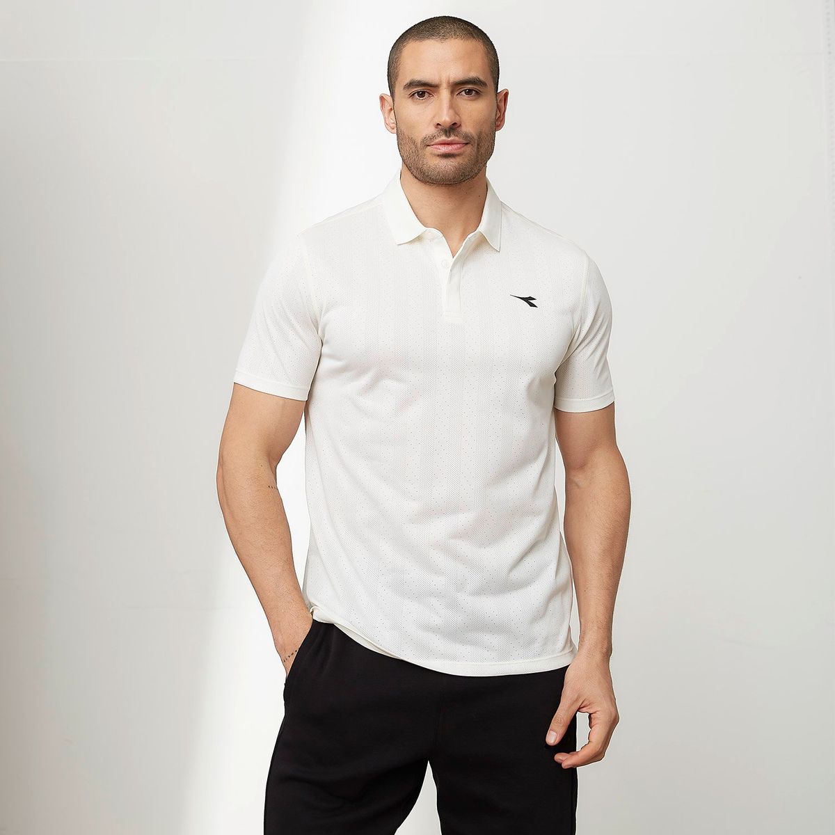DIADORA - Polo Con Cuello Deportivo Hombre Diadora
