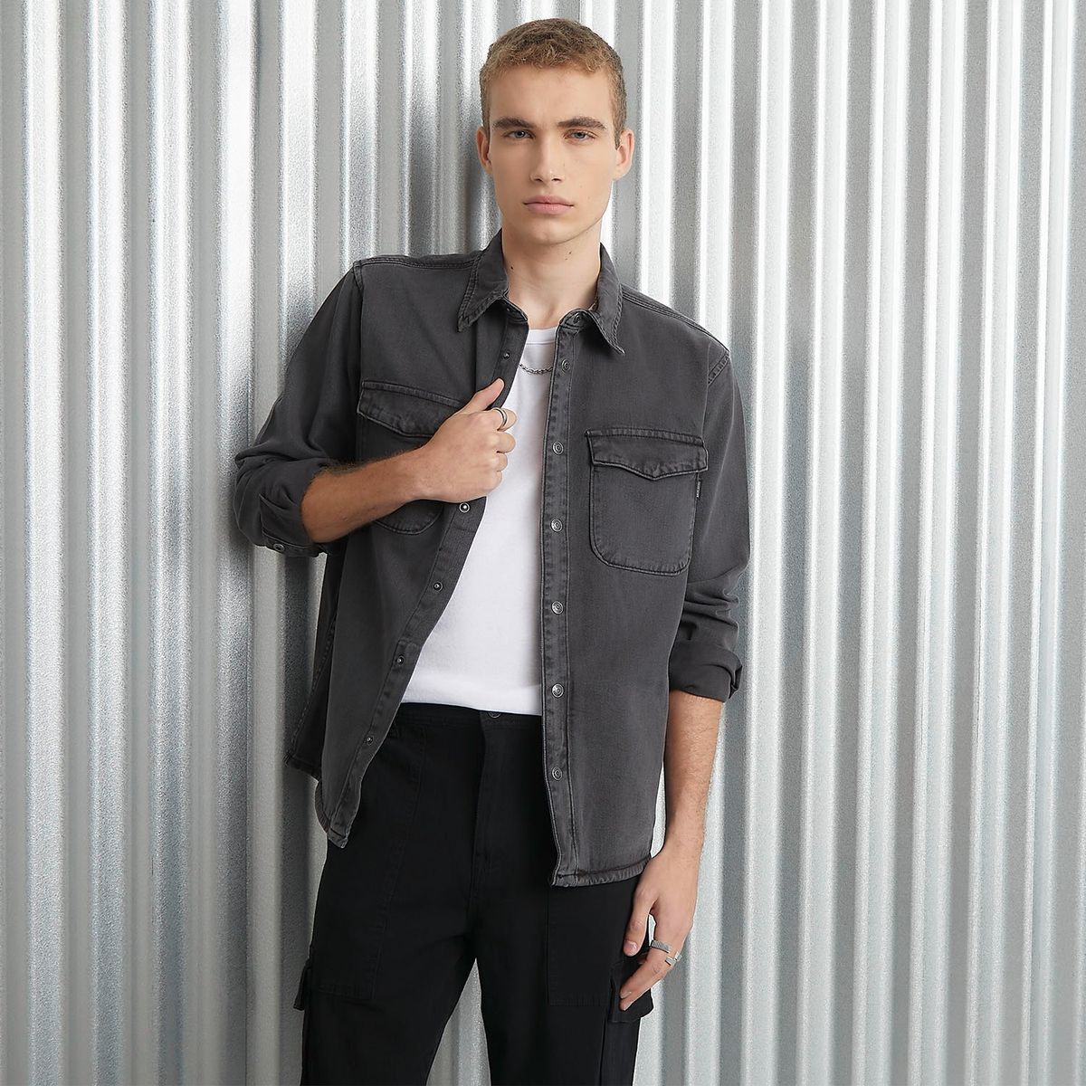 DENIMLAB - Casaca 100% Algodón Regular Hombre Denimlab