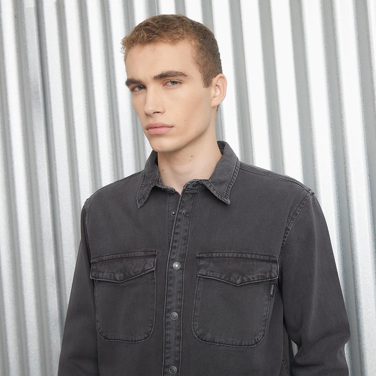 DENIMLAB - Casaca 100% Algodón Regular Hombre Denimlab