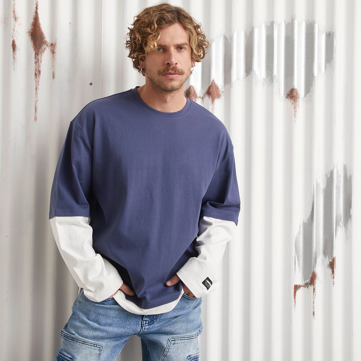 DENIMLAB - Polo 100% Algodón Casual Hombre Denimlab