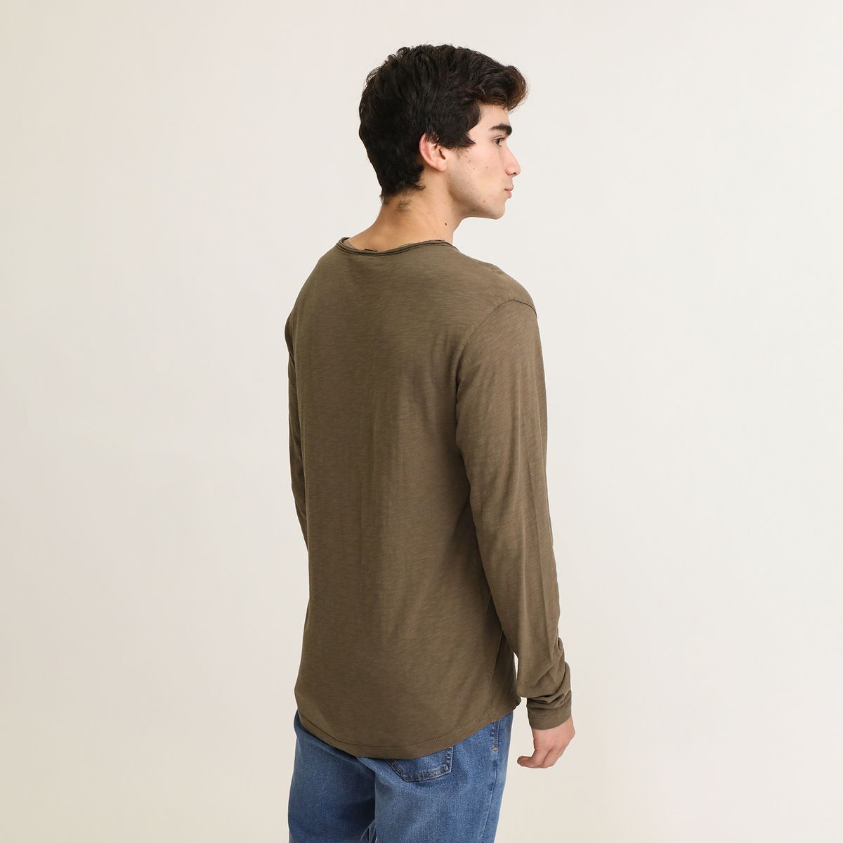 MOSSIMO - Polo 100% Algodón Manga Larga Hombre Mossimo