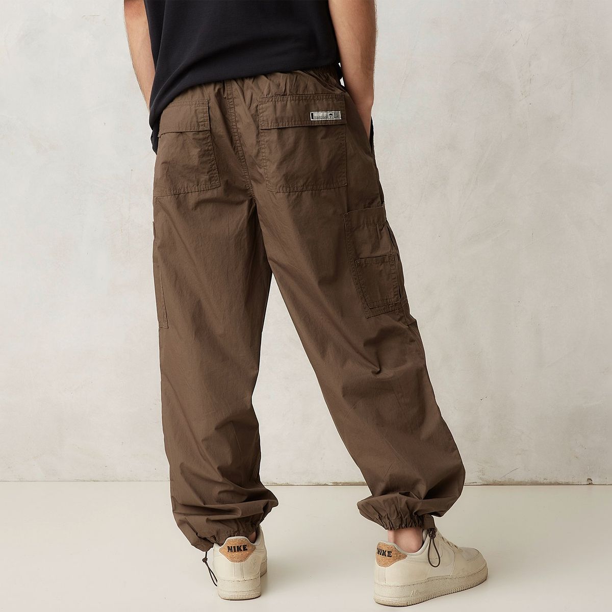 BEARCLIFF - Pantalón 100% Algodón Cargo Fit Casual Hombre Bearcliff