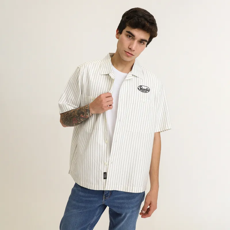 DENIMLAB - Camisa Algodón Hombre Denimlab