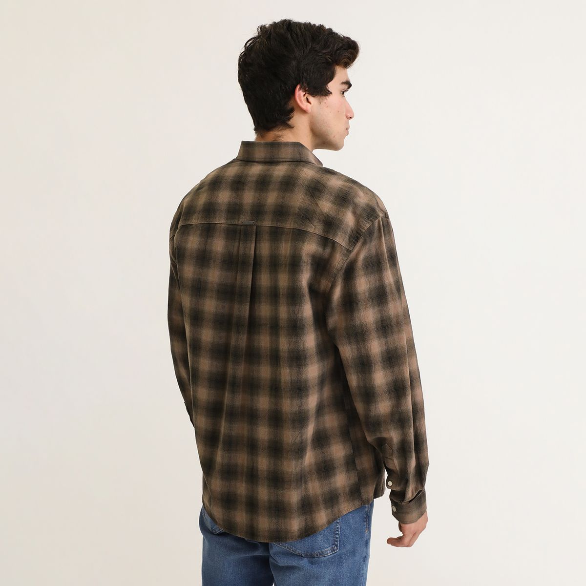 DENIMLAB - Camisa 100% Algodón Casual Hombre Denimlab