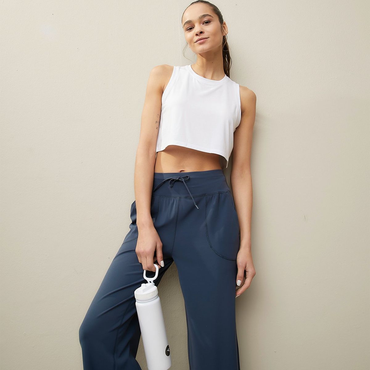 DIADORA - Crop Top Deportivo Mujer Diadora