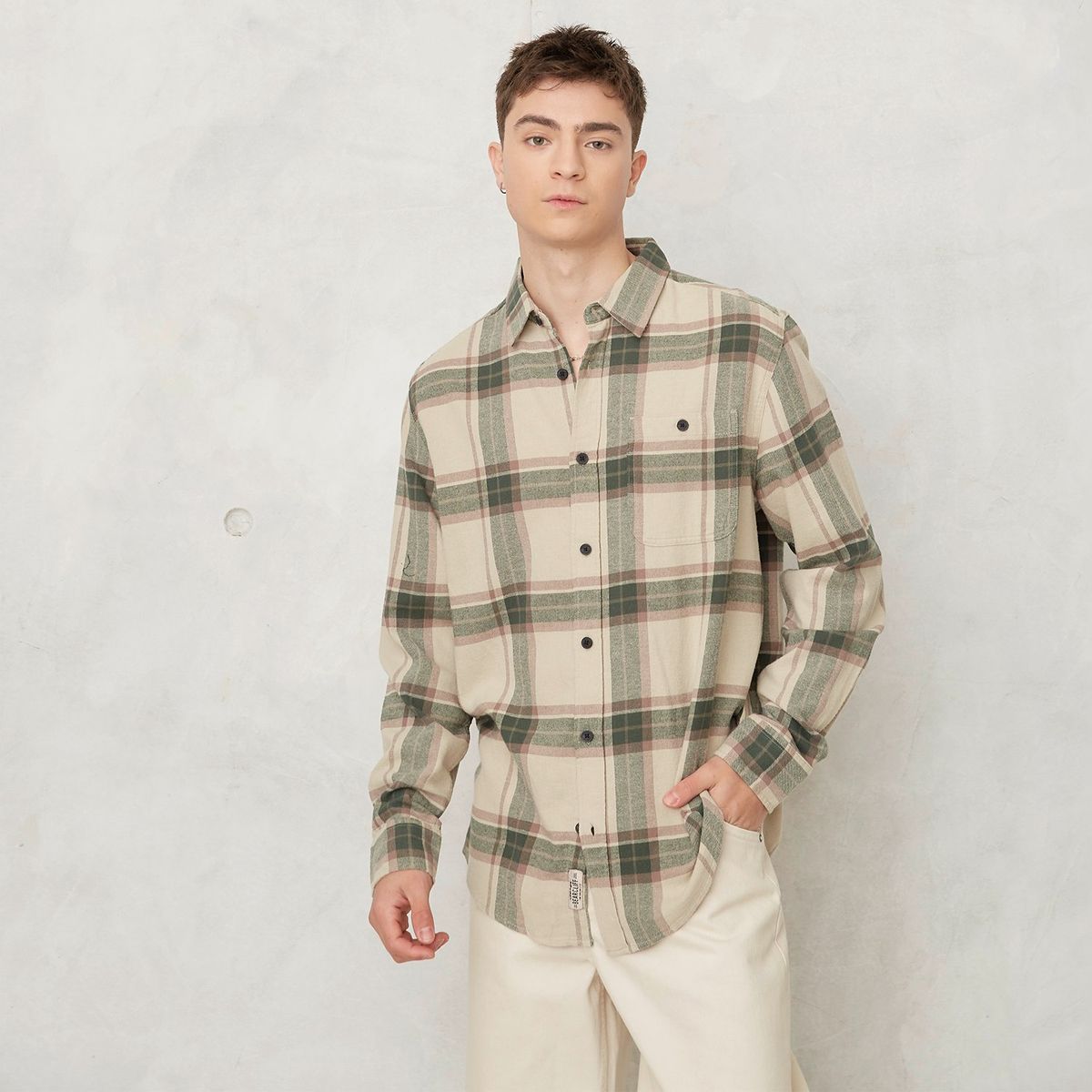 BEARCLIFF - Camisa 100% Algodónregular Fit Hombre Bearcliff