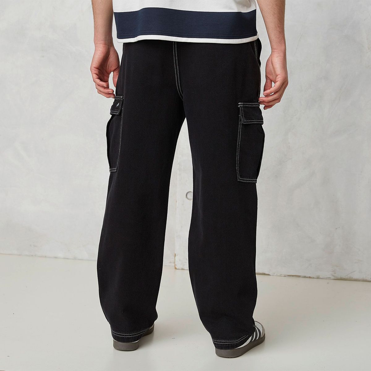 BEARCLIFF - Jean 100% Algodón Cargo Hombre Bearcliff