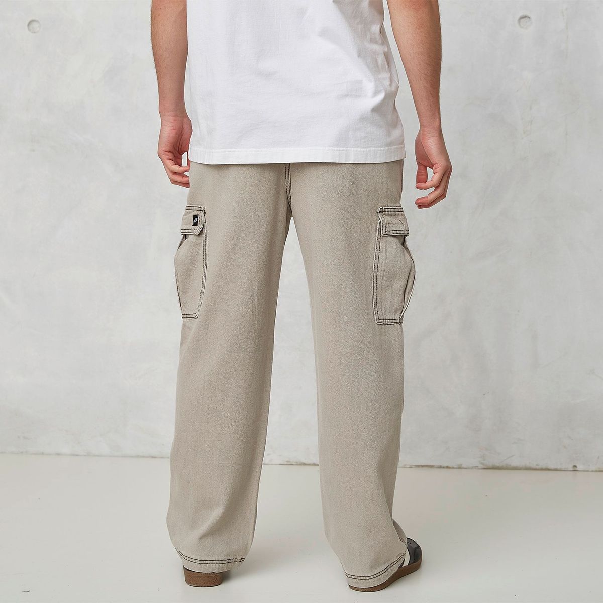 BEARCLIFF - Jean 100% Algodón Cargo Hombre Bearcliff