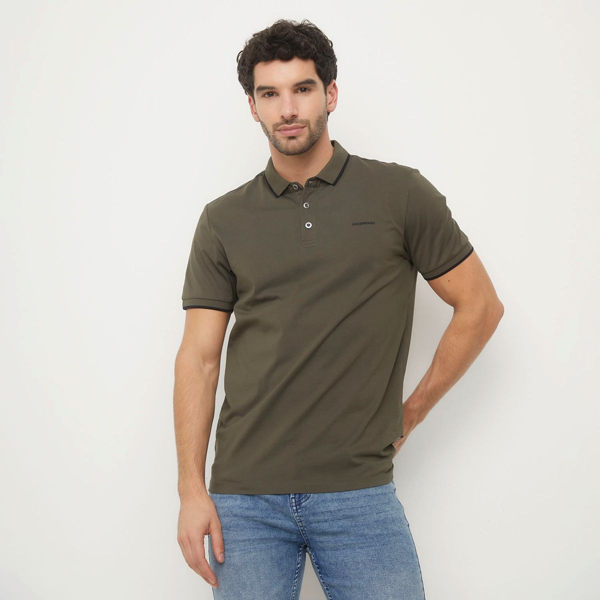 MOSSIMO - Polo 100% Algodón Casual Hombre Mossimo