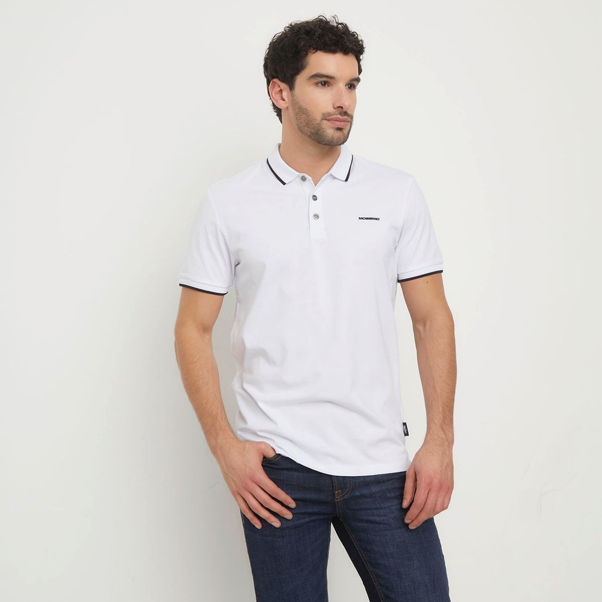 MOSSIMO - Polo 100% Algodón Casual Hombre Mossimo