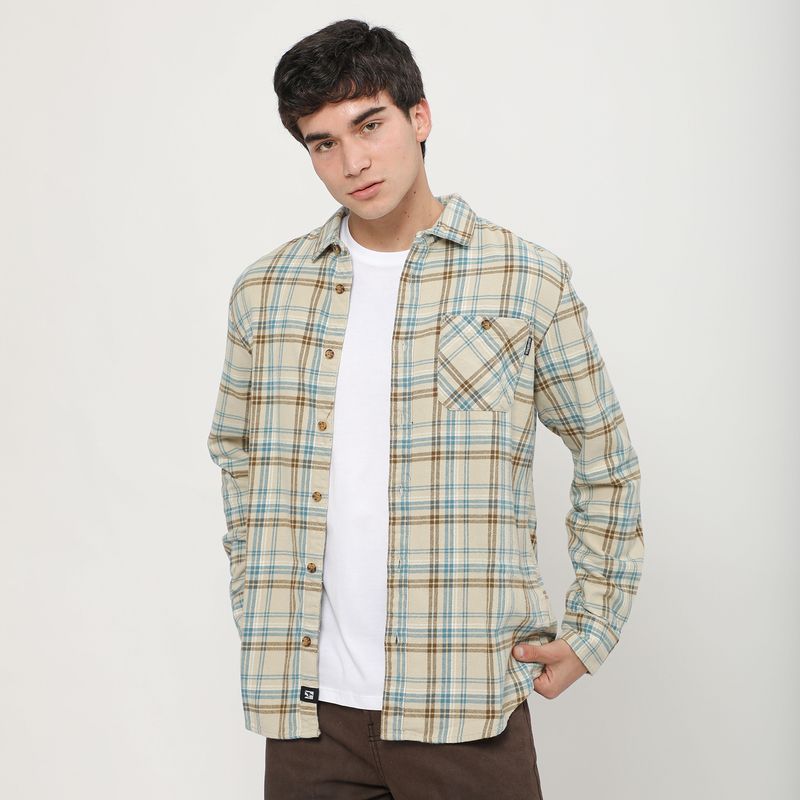 DOO AUSTRALIA - Camisa 100% Algodón Casual Hombre Doo Australia