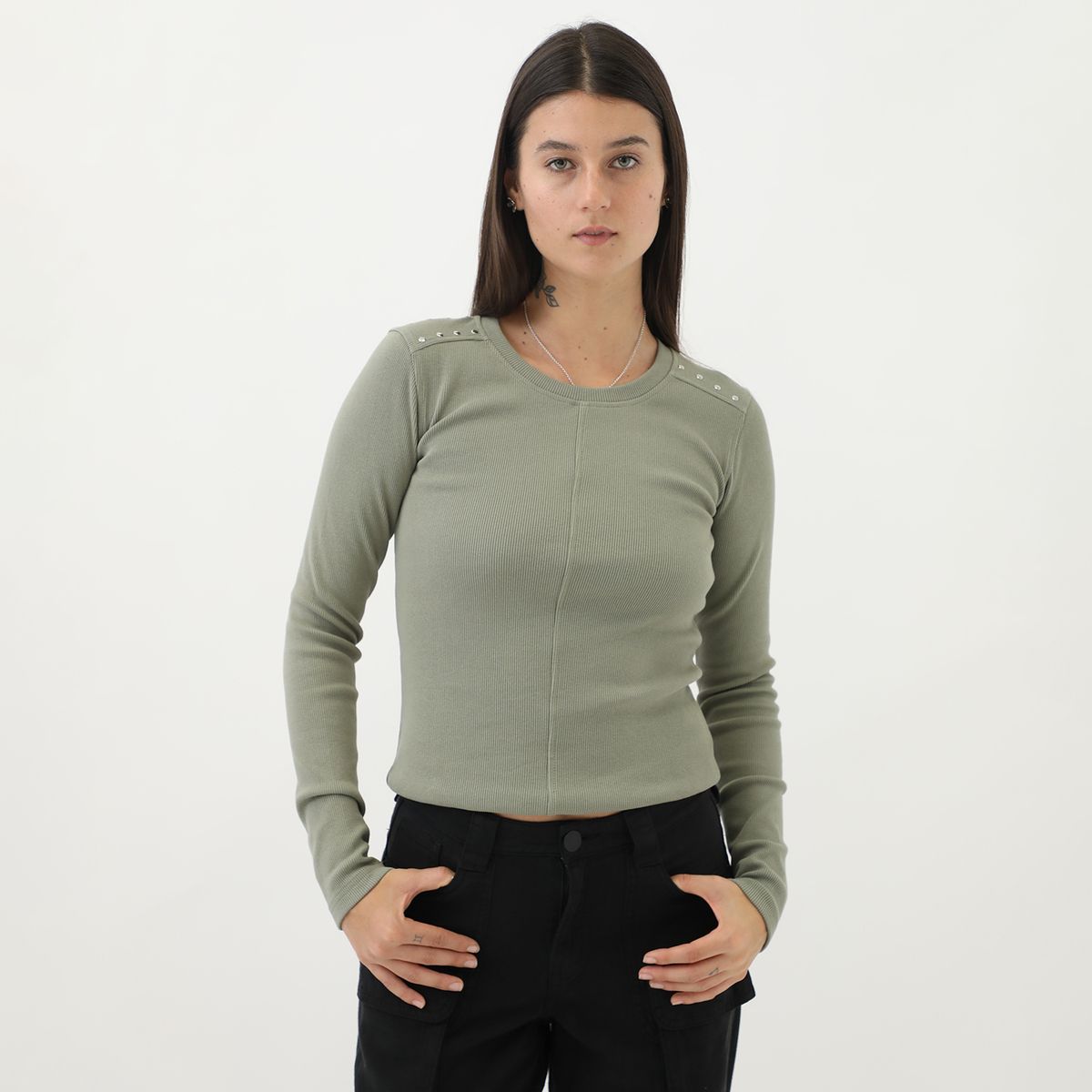DENIMLAB - Polo Casual Mujer Denimlab