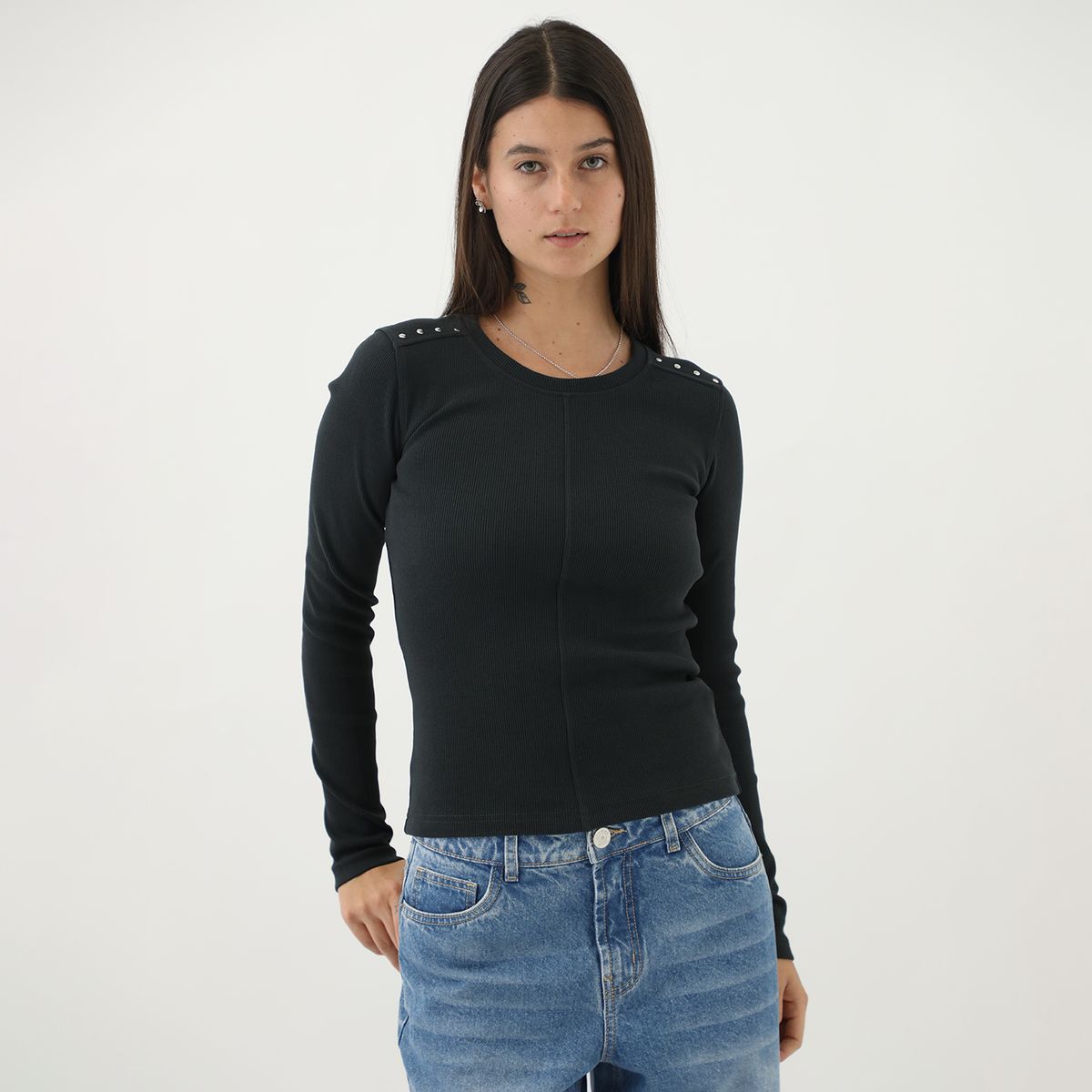 DENIMLAB - Polo Casual Mujer Denimlab