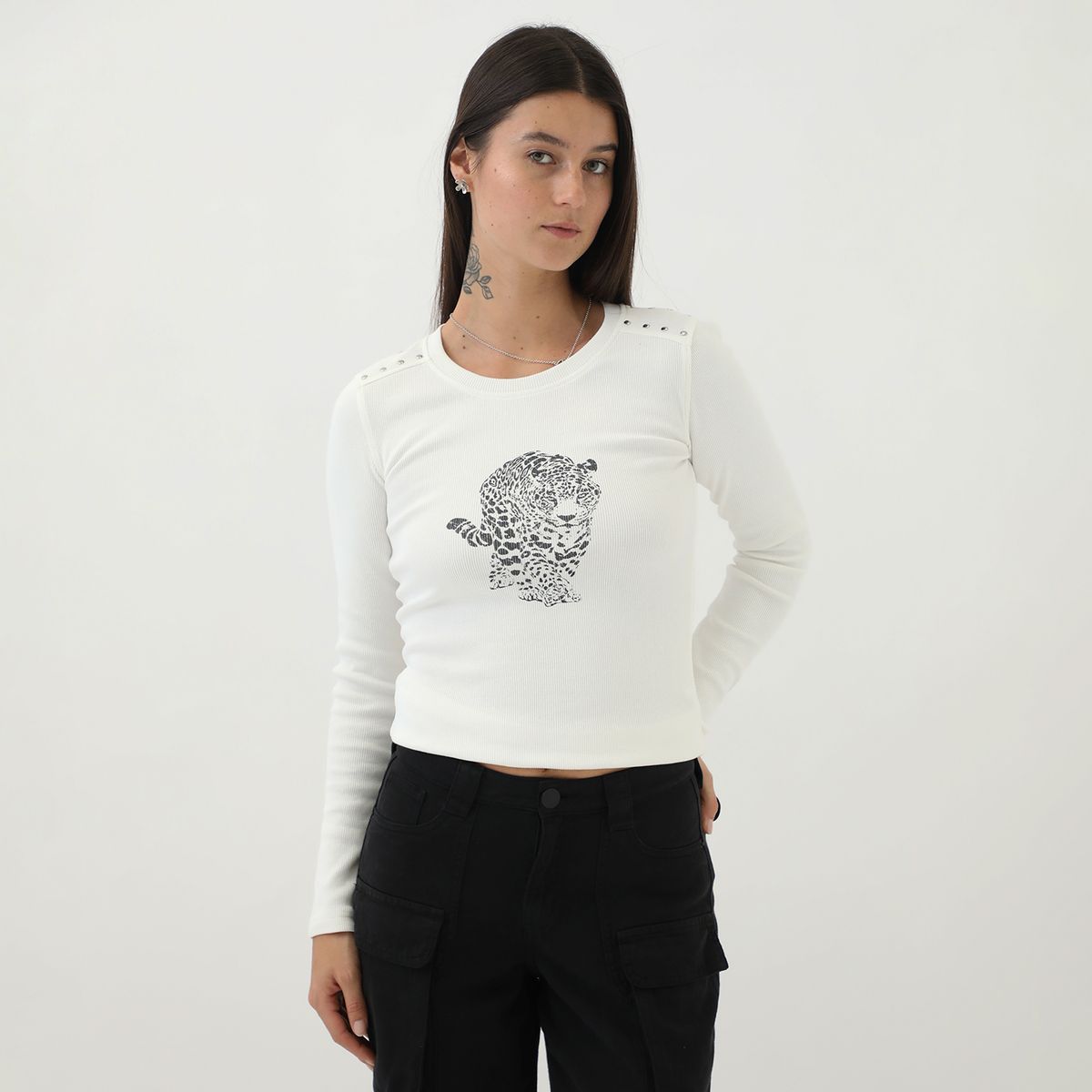 DENIMLAB - Polo Casual Mujer Denimlab