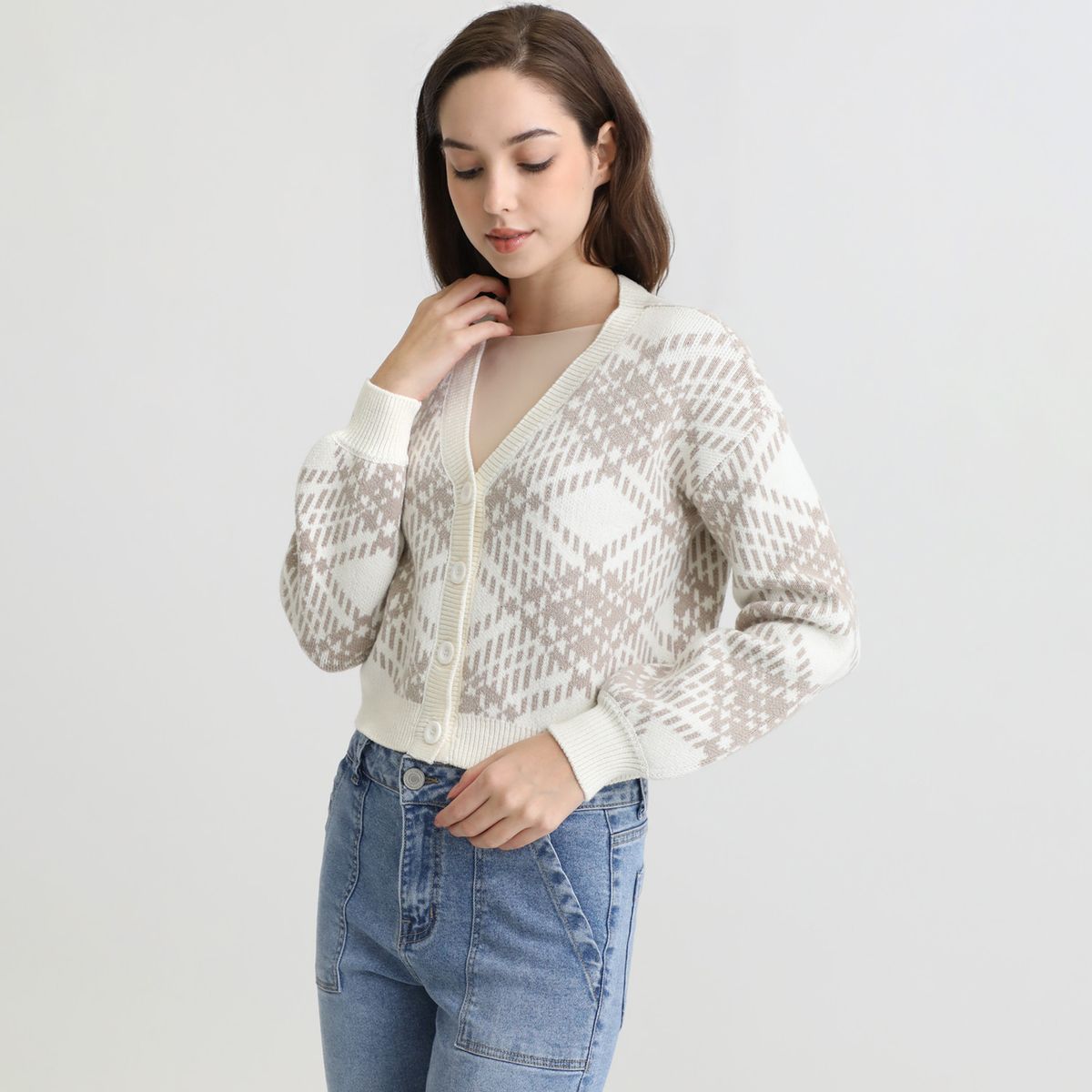 AMERICAN ABBEY - Cardigan Casual Mujer American Abbey