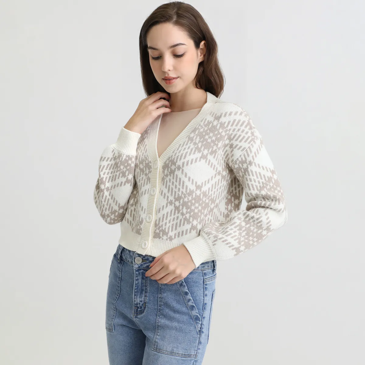 AMERICAN ABBEY - Cardigan Casual Mujer American Abbey