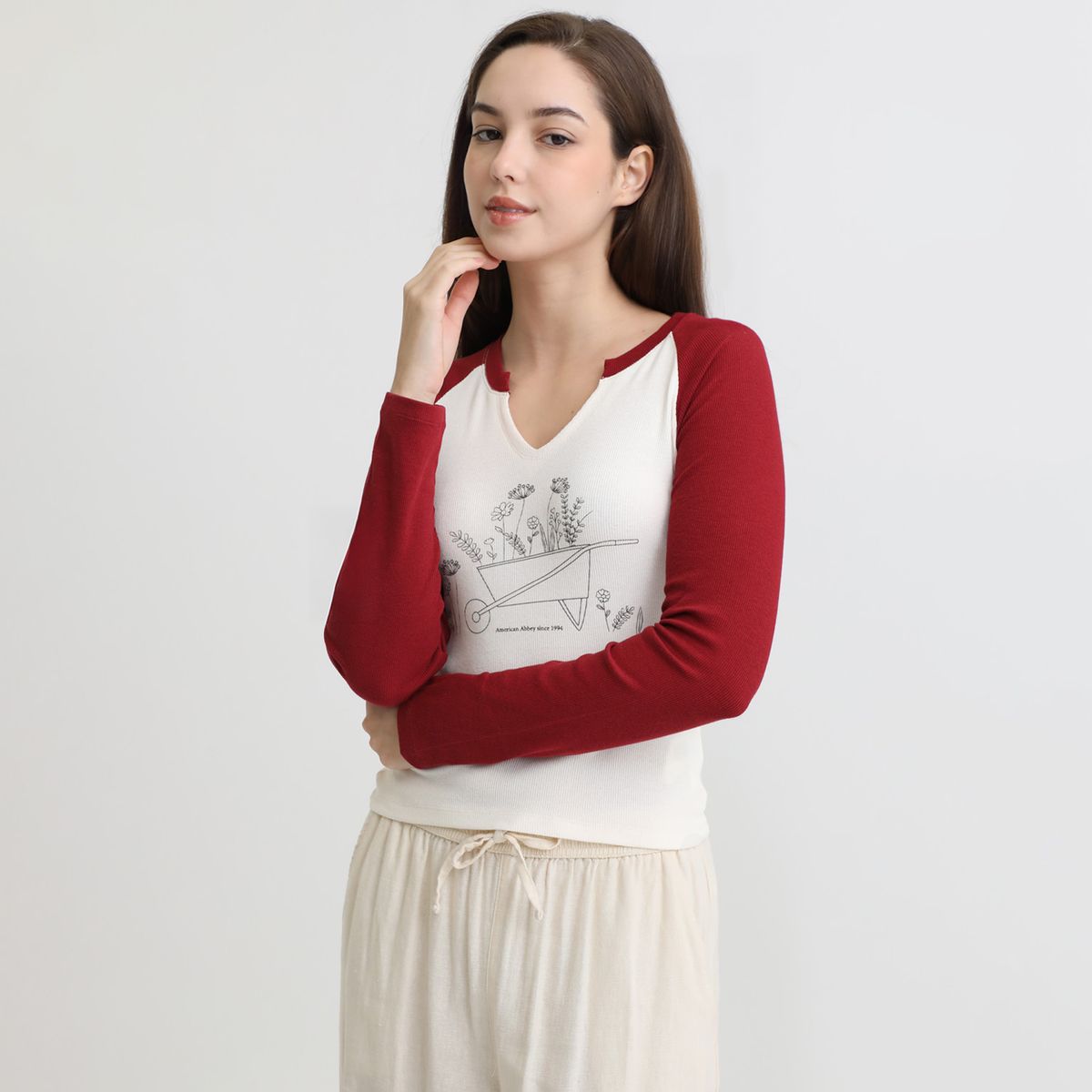 AMERICAN ABBEY - Polo Casual Mujer American Abbey