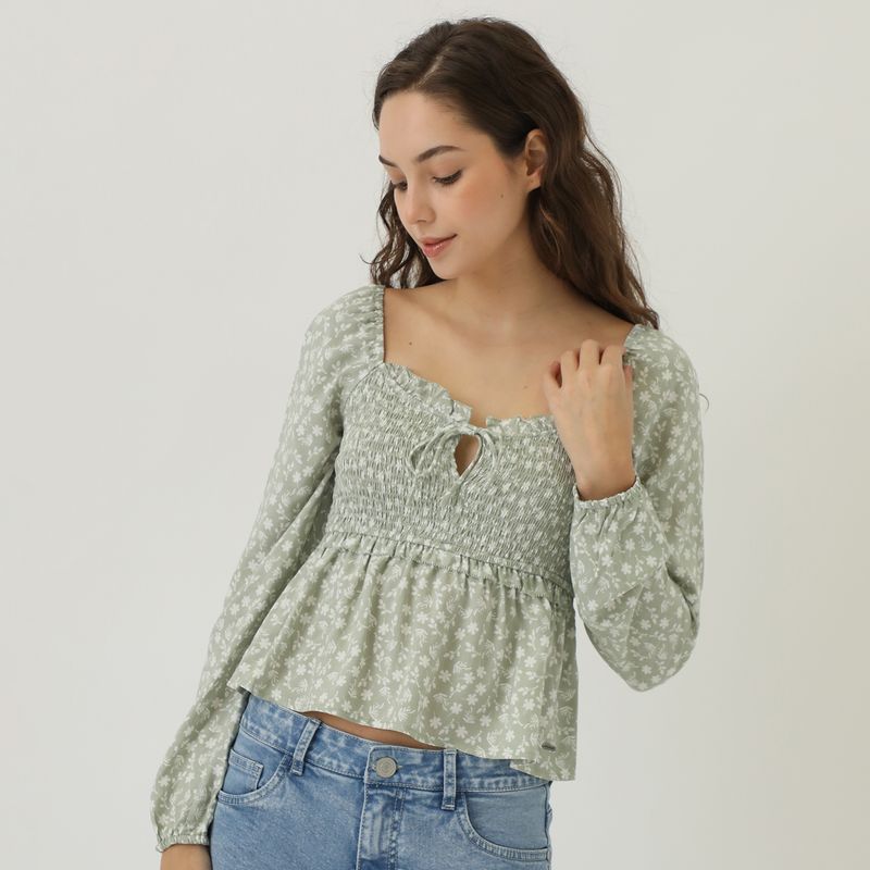 AMERICAN ABBEY - Blusa Casual Mujer American Abbey