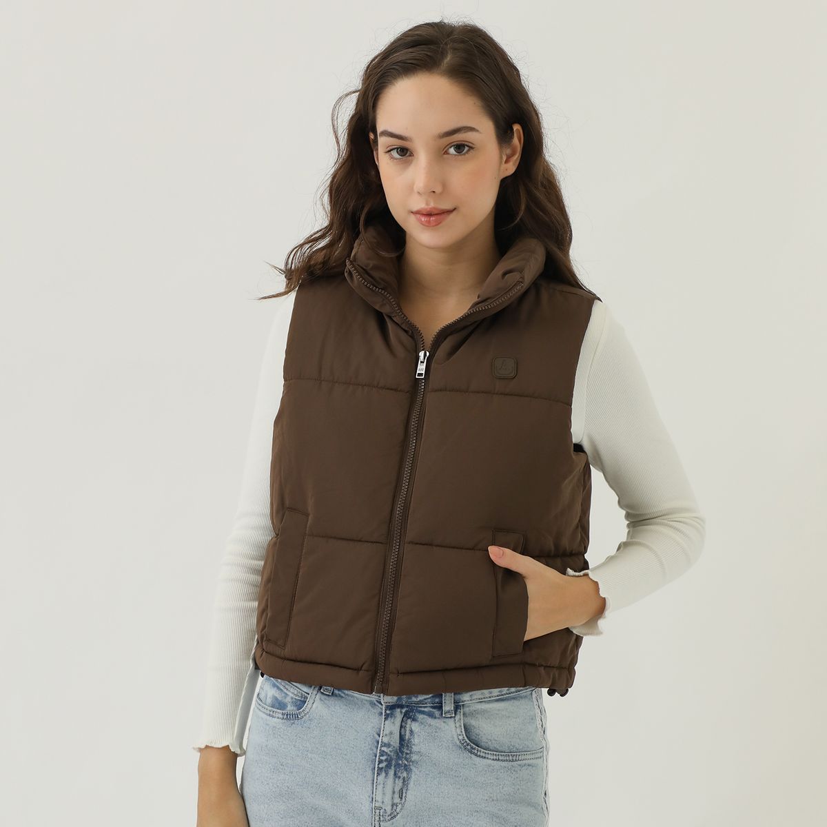 AMERICAN ABBEY - Chaleco Casual Mujer American Abbey