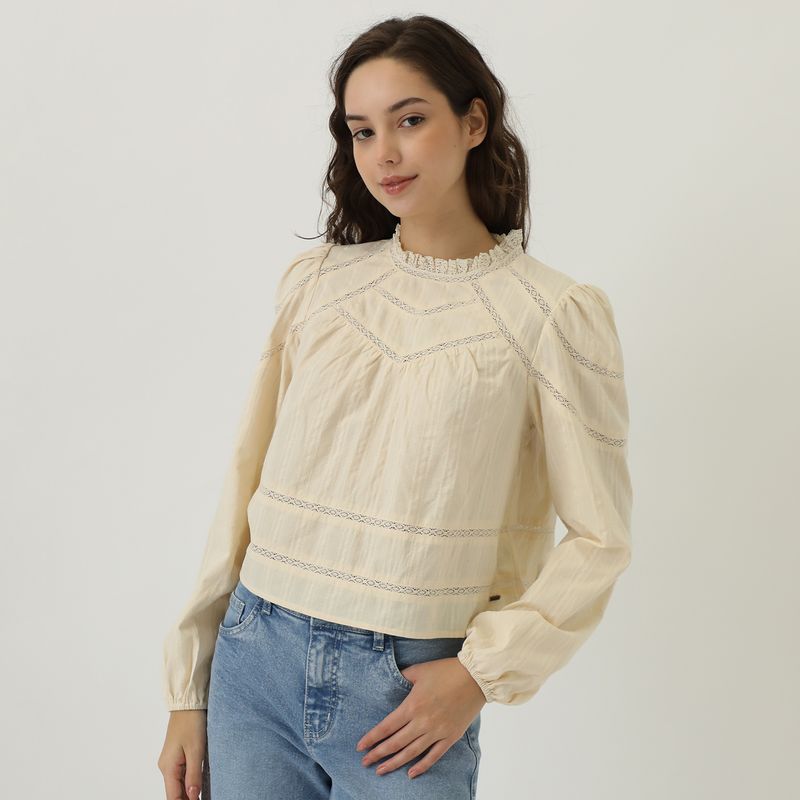 AMERICAN ABBEY - Blusa 100% Algodón Mujer American Abbey