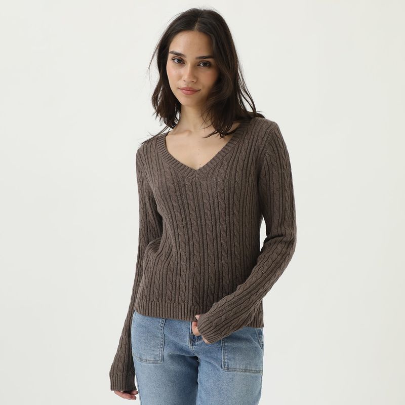 AMERICAN ABBEY - Chompa Casual Mujer American Abbey