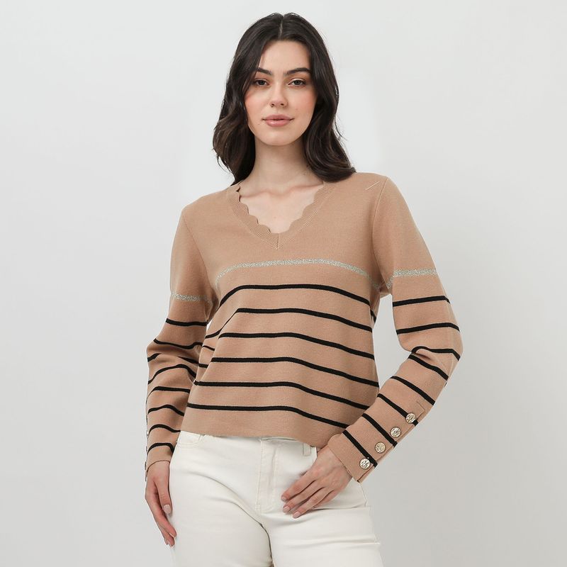 ELLE - Chompa Casual Mujer Elle