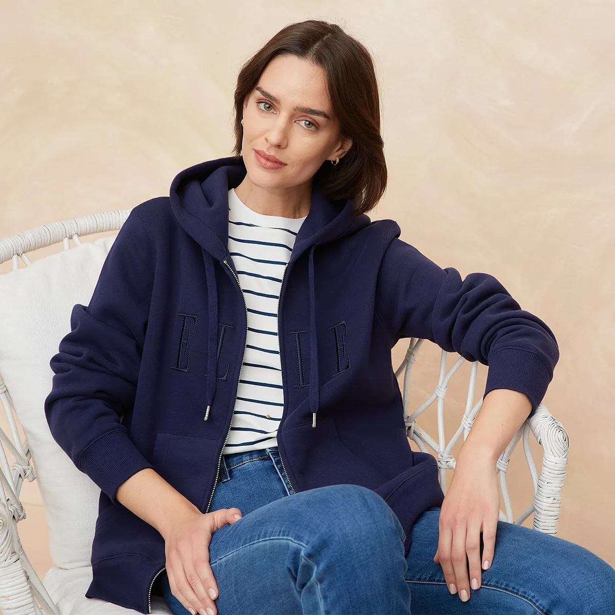 ELLE - Polera Algodón Mujer Elle