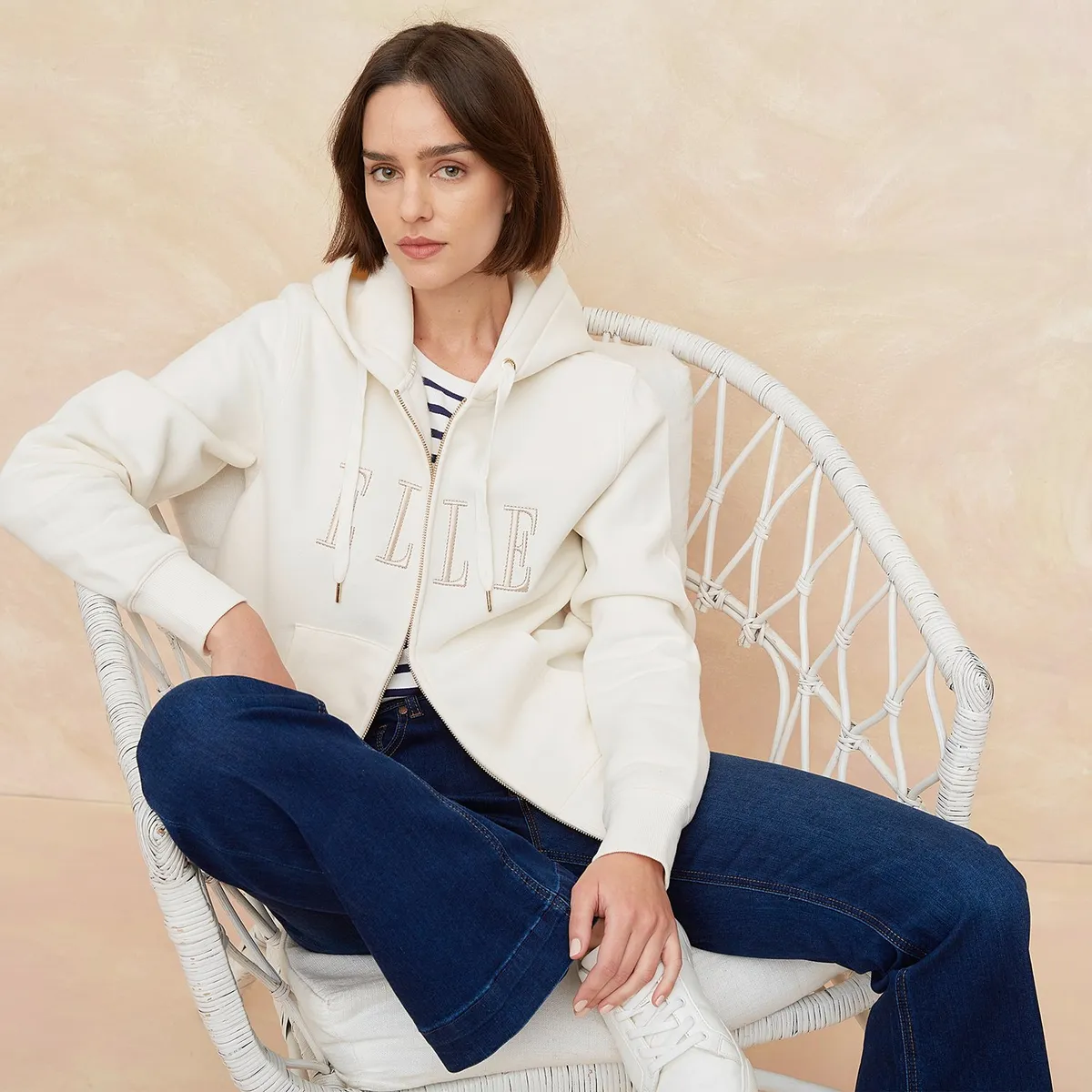 ELLE - Polera Algodón Mujer Elle