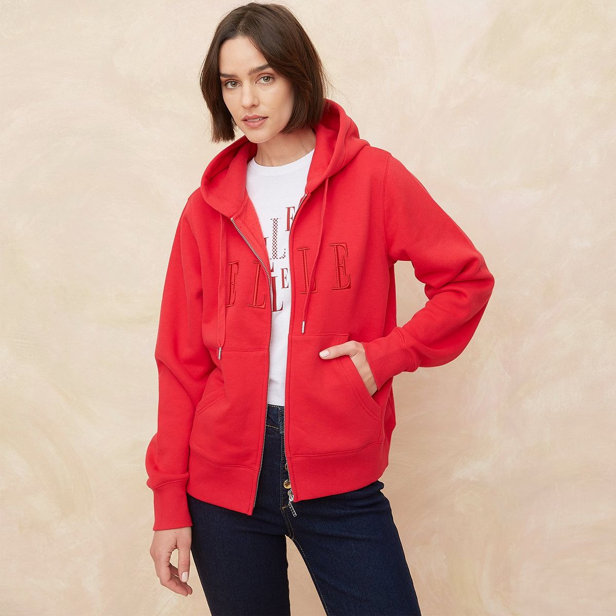 ELLE - Polera Algodón Mujer Elle